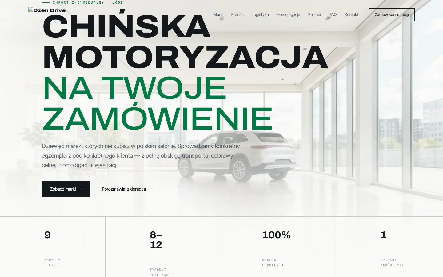 Dzen Drive: Chinese EV import platform